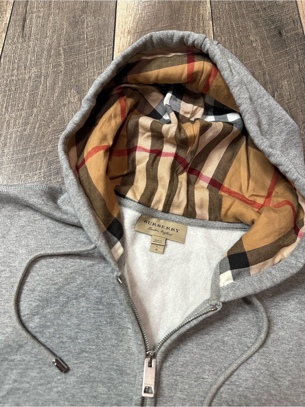 Burberry Zip Up Hoodie - Picture 2 of 10